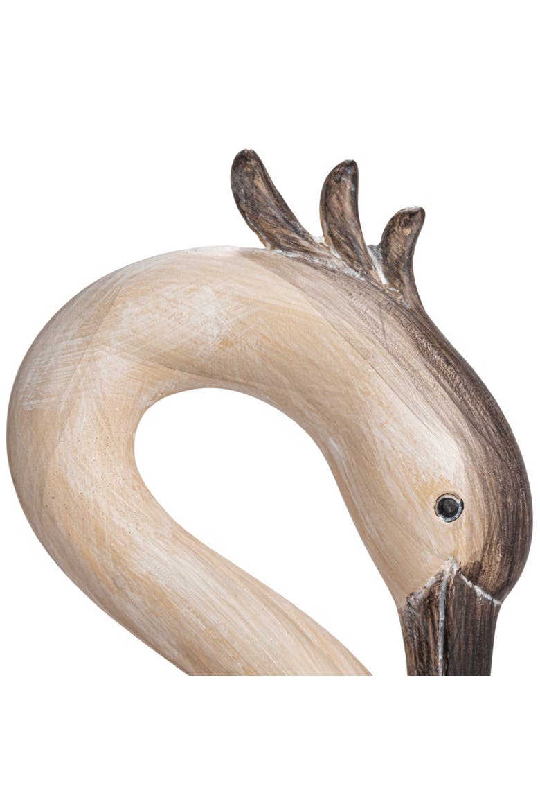 Resin Heron Bookends, Cream, Alternate, color, Cream