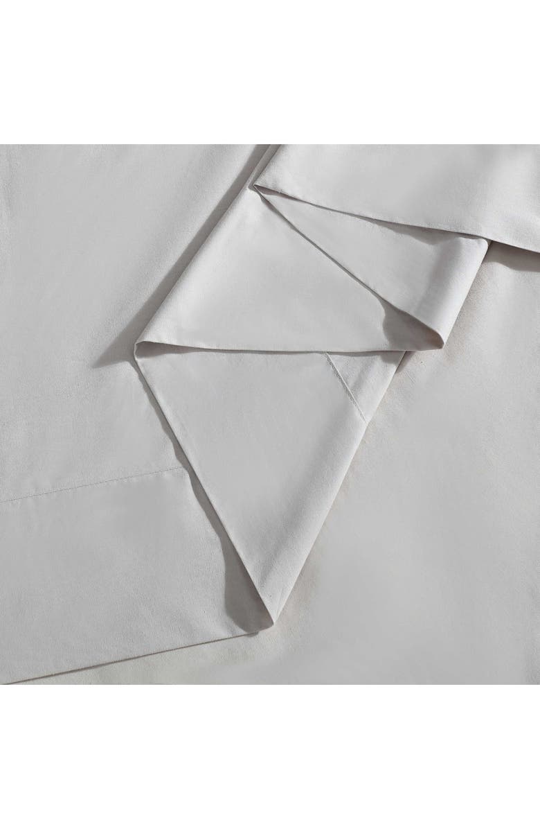 Calvin Klein 200 Thread Count Cotton Percale Sheet Set, Alternate, color, Light / Medium Grey