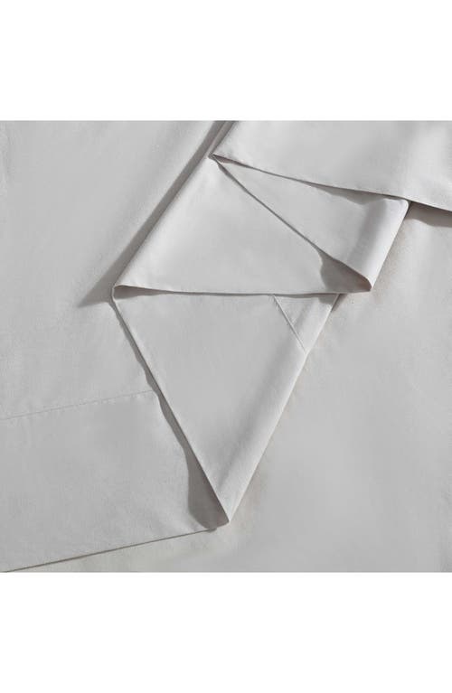 Calvin Klein 200 Thread Count Cotton Percale Sheet Set In Gray