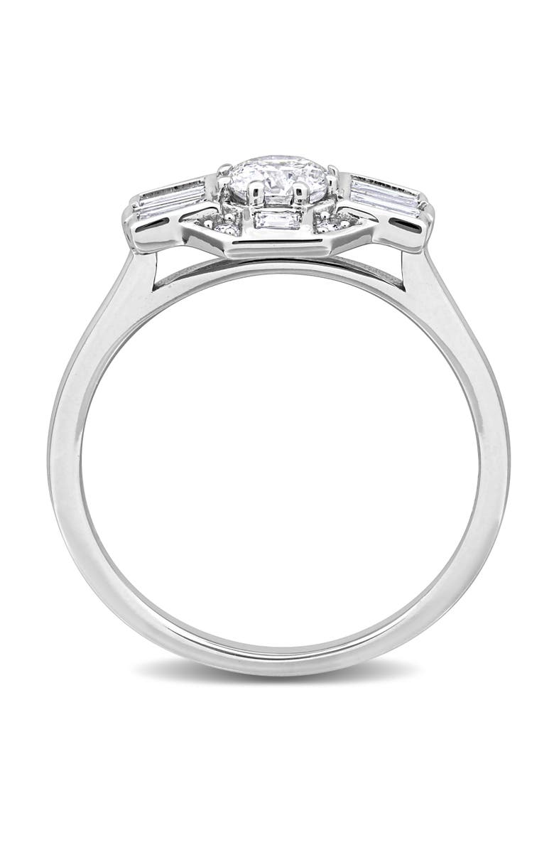 Julianna B. 3/4 CTTW Diamond Cluster Ring 14k White Gold, Alternate, color,
