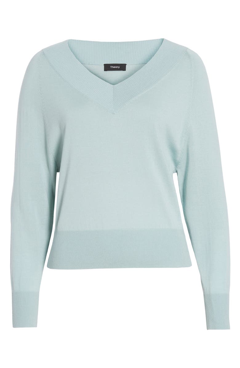Theory Deep V-Neck Sweater, Alternate, color, 