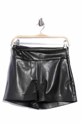 Finch Faux Leather Shorts