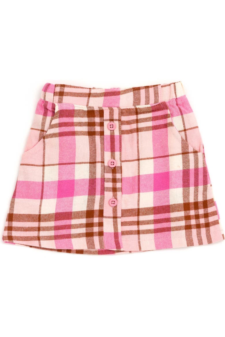 The Aristocats Marie 2-Piece T-Shirt and Plaid Skirt Set, Alternate, color, Marie Pink