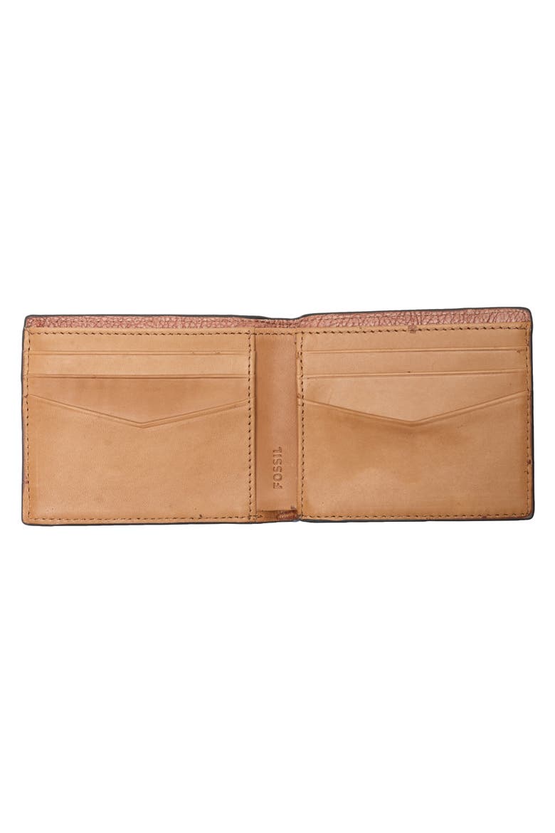Steven Leather Bifold Wallet, Alternate, color, BROWN