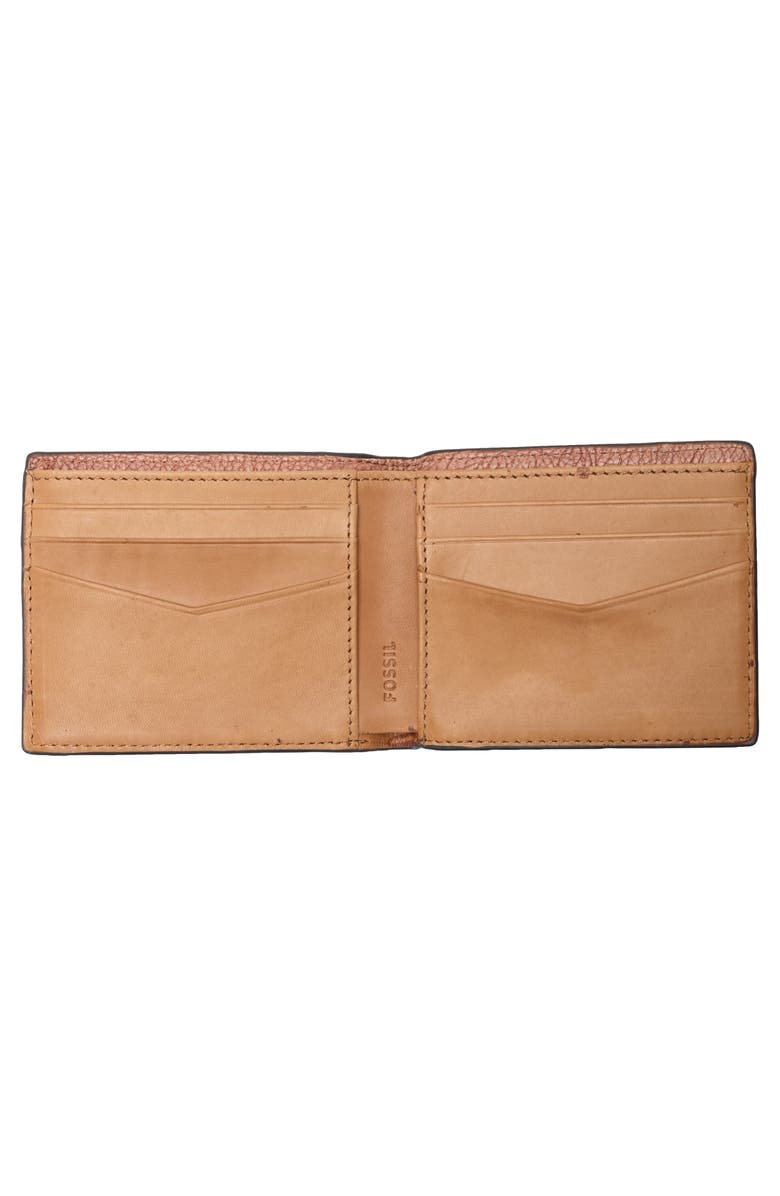 Fossil Steven Leather Bifold Wallet, Alternate, color, Brown