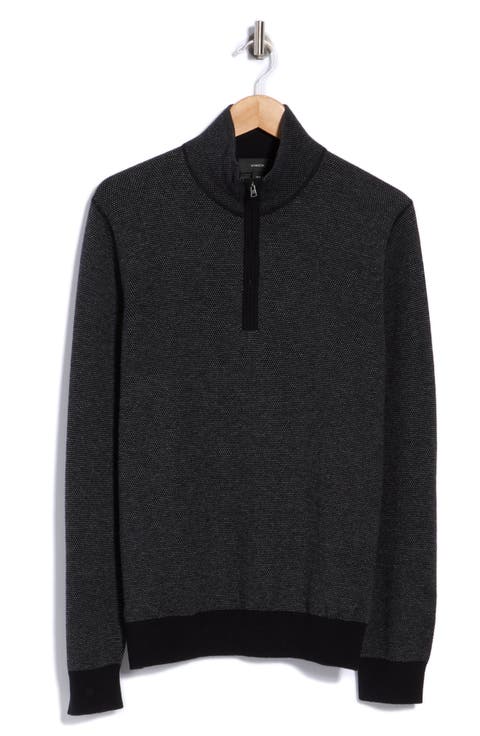Birdseye Quarter Zip Pullover