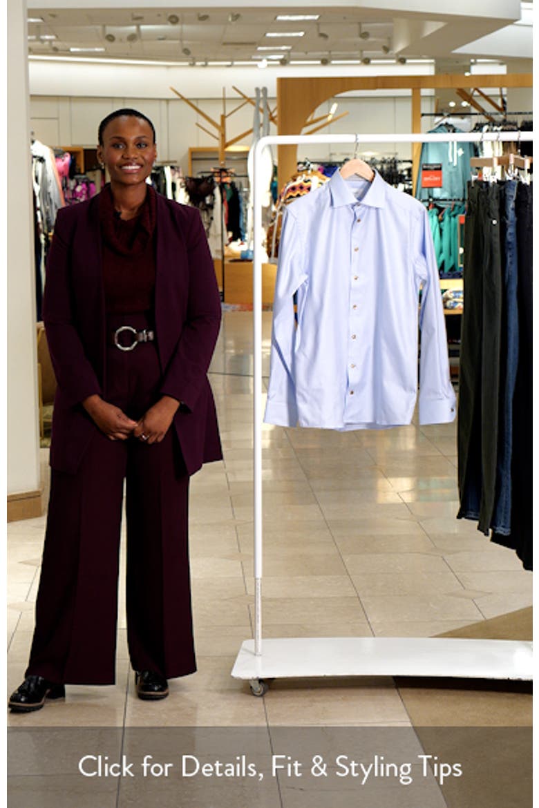 Slim Fit Textured Dress Shirt video