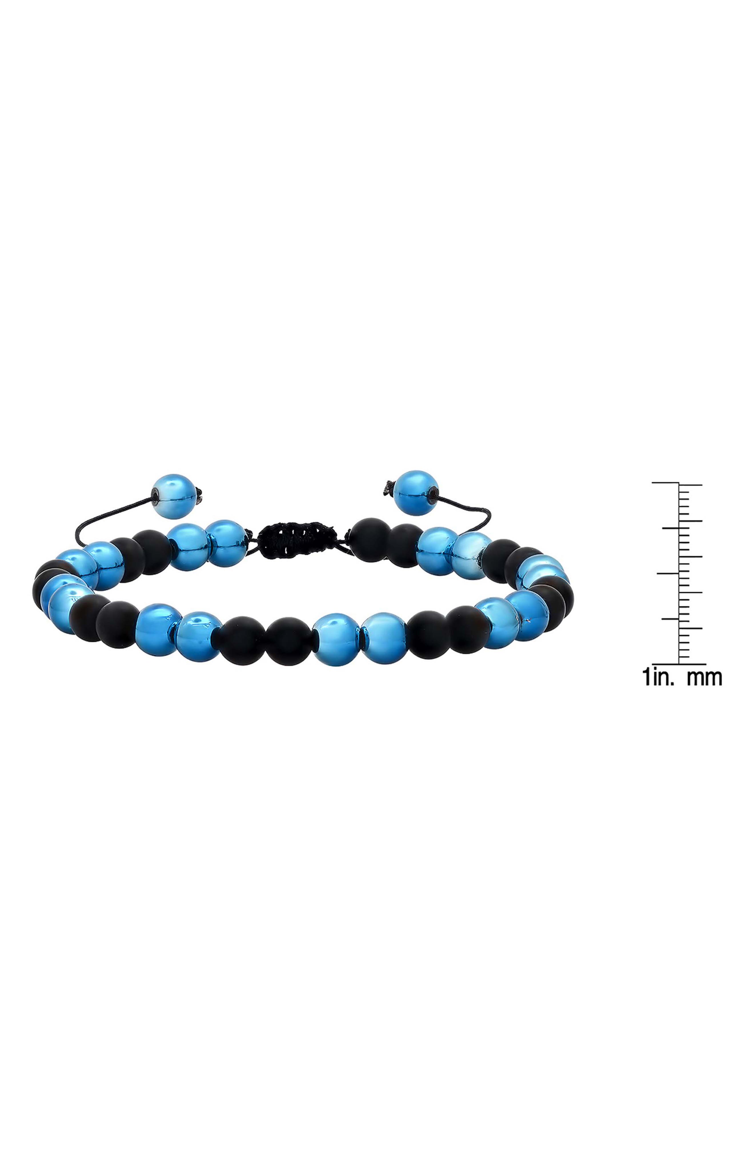 STEELTIME Men's Lava Bead Slider Bracelet (Men) | Nordstromrack