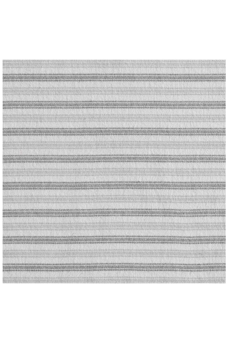Tickling Stripe Print Flannel Sheet Set, Alternate, color, DARK GREY