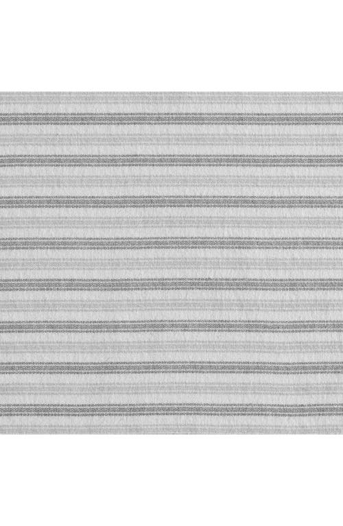 Eddie Bauer Tickling Stripe Print Flannel Sheet Set In White
