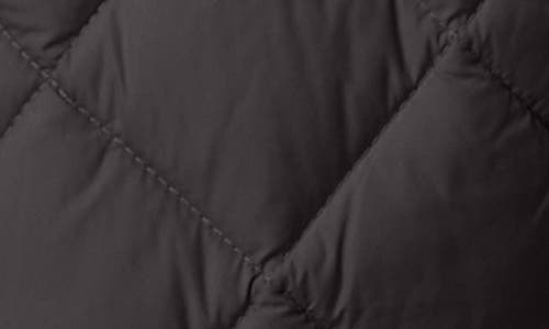 Bernardo Drawcord Waist Quilted Puffer Coat In Black
