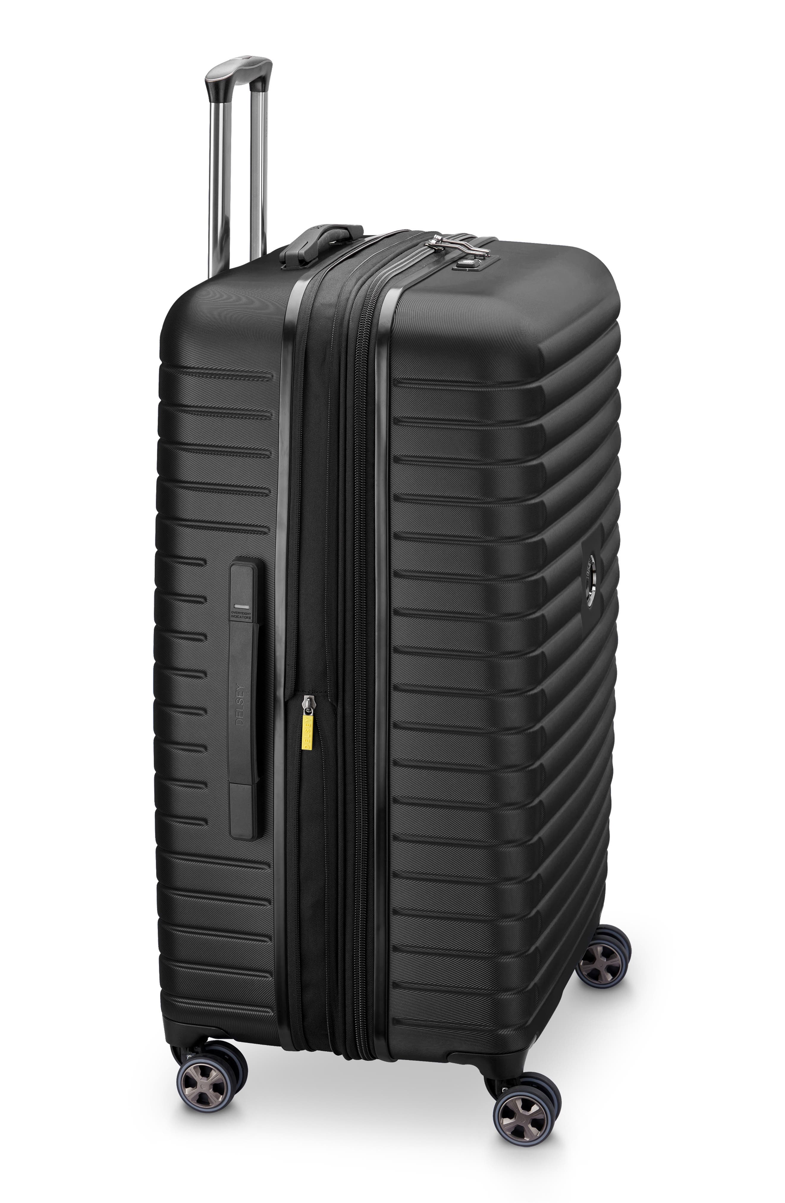DELSEY Cruise 3.0 28-Inch Softside Spinner Luggage, Alternate, color, Black