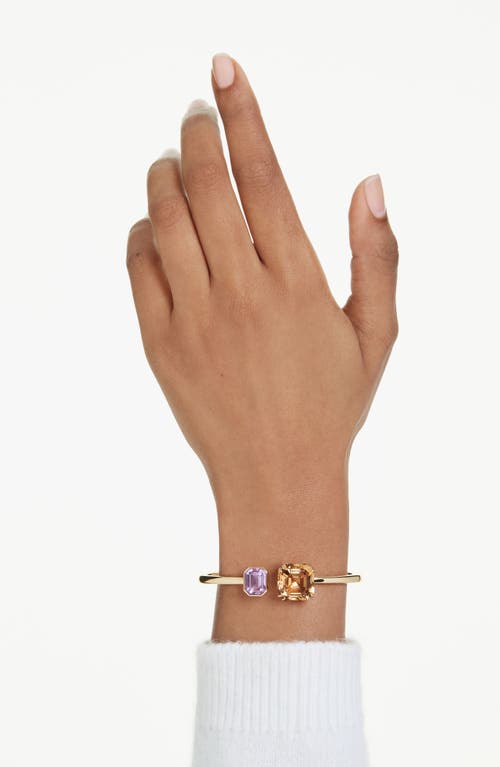 Swarovski Millenia Open Bangle Bracelet In Gold