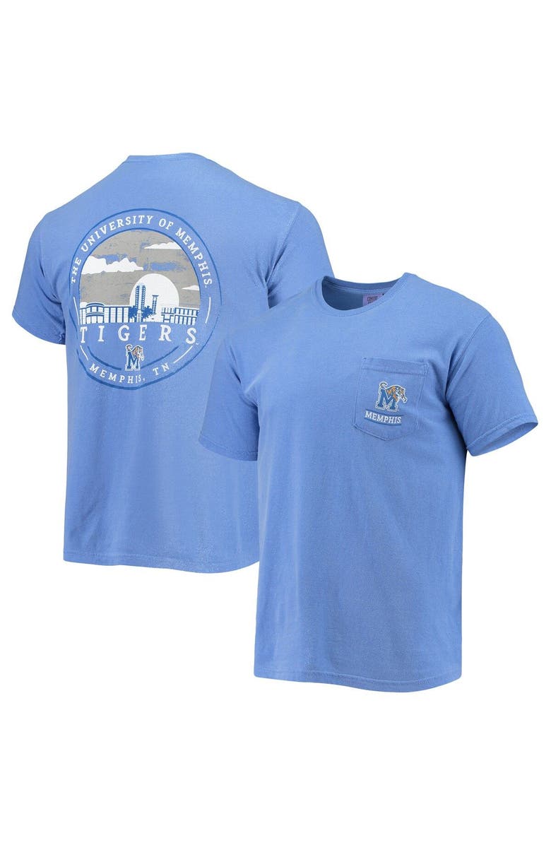 IMAGE ONE Men's Royal Memphis Tigers Circle Campus Scene T-Shirt, Main, color, 