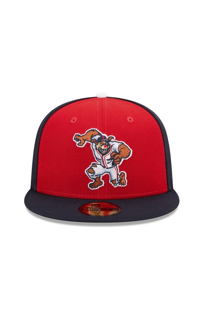 New Era Men's New Era Red/Navy Salem Red Sox Marvel x Minor League 59FIFTY Fitted Hat, Alternate, color, 