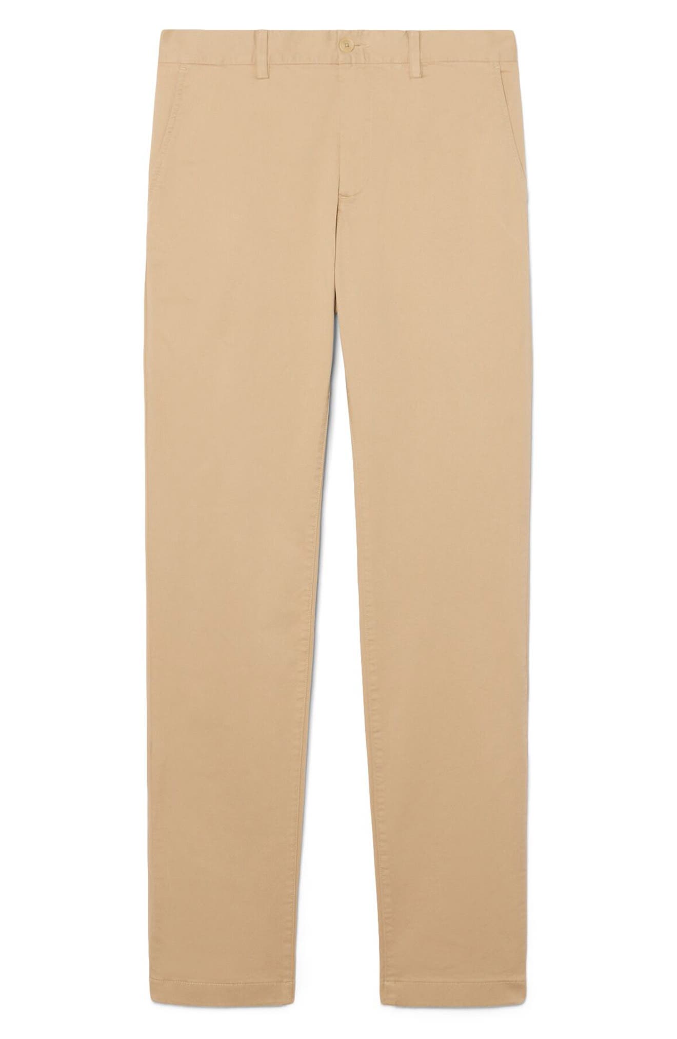 Flat Front Cotton Stretch Twill Chinos - image 3