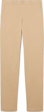 Lacoste Flat Front Cotton Stretch Twill Chinos