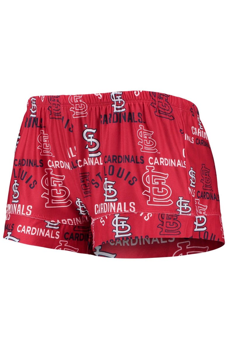 CONCEPTS SPORT Women's Concepts Sport Red St. Louis Cardinals Flagship Allover Print Top & Shorts Sleep Set, Alternate, color, Red