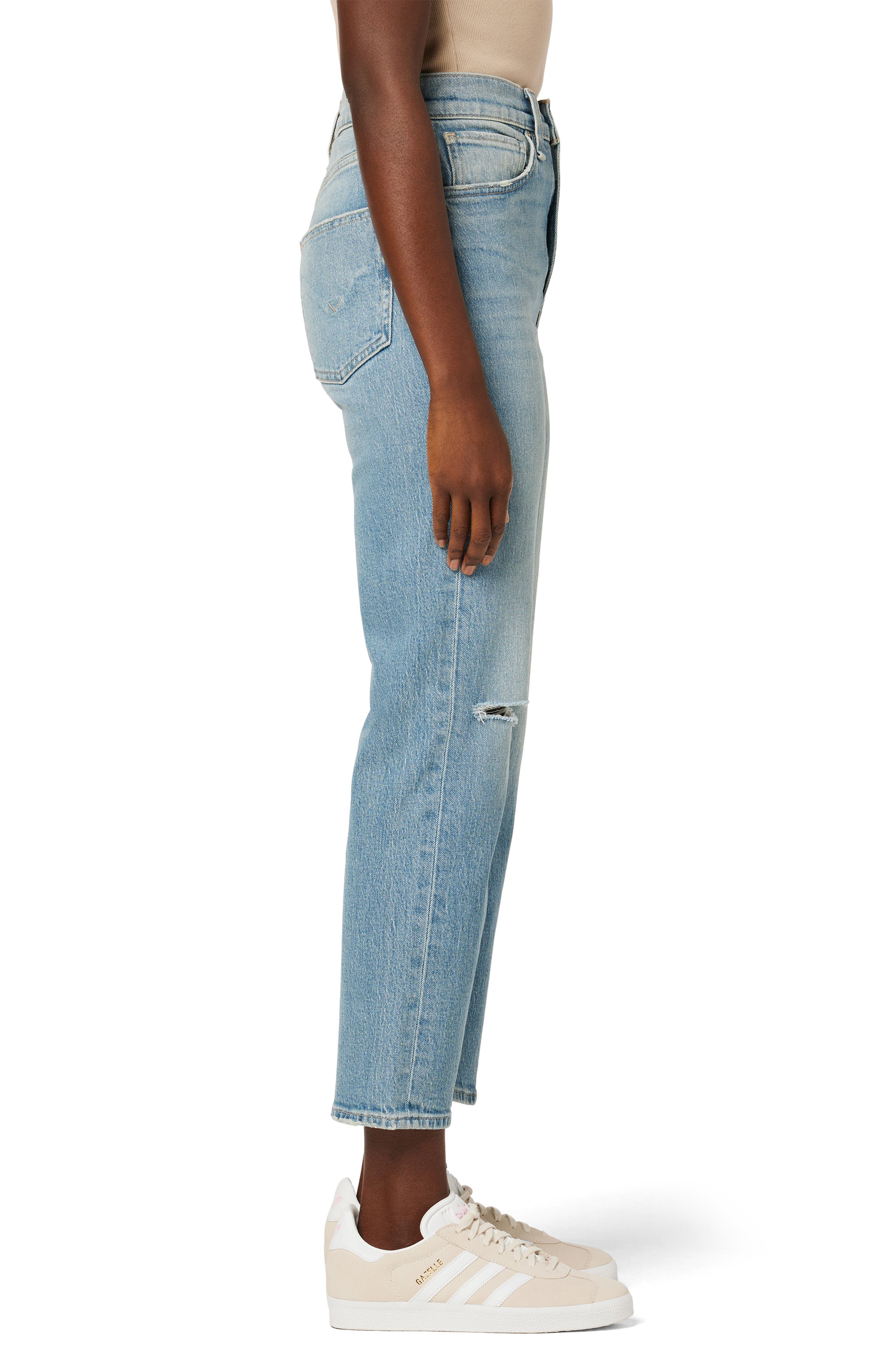 Hudson Jeans Jade Ripped High Waist Straight Leg Jeans (Women ...