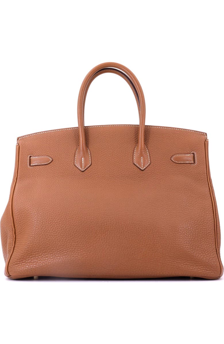 Pre-Owned Hermes Birkin Handbag Brown Togo with Gold Hardware 35, Alternate, color, Gold