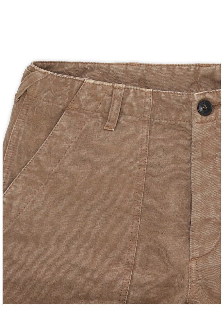 Linen Fatigue Trousers, Alternate, color, MOU