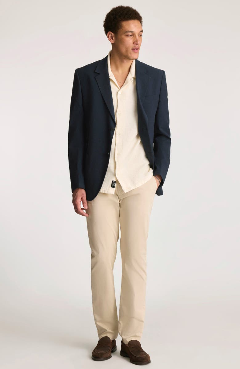 Mavi Jeans Waffle Knit Camp Shirt, Alternate, color,