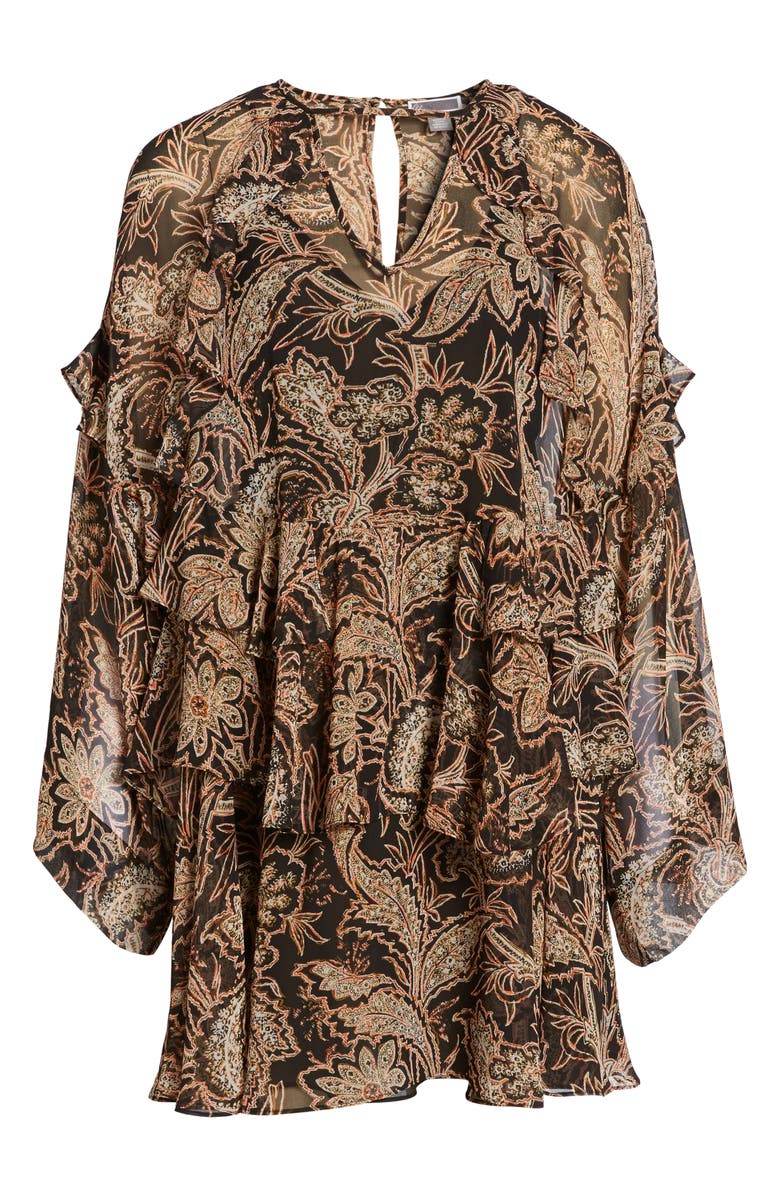 Chelsea28 Ruffle Layer Minidress, Alternate, color, 