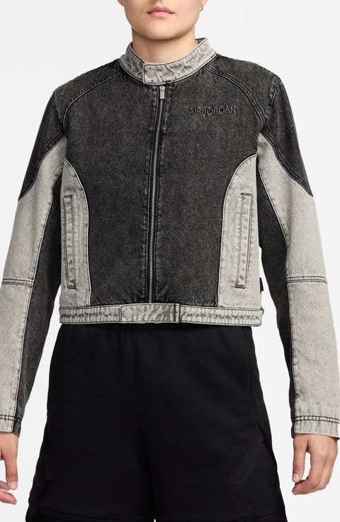 Air Jordan Denim Moto Jacket