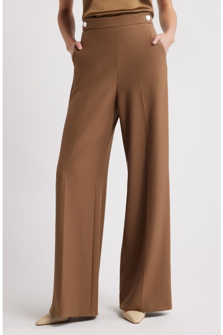 Tupita Sailor Wide Leg Pants, Main, color, OPEN BRN