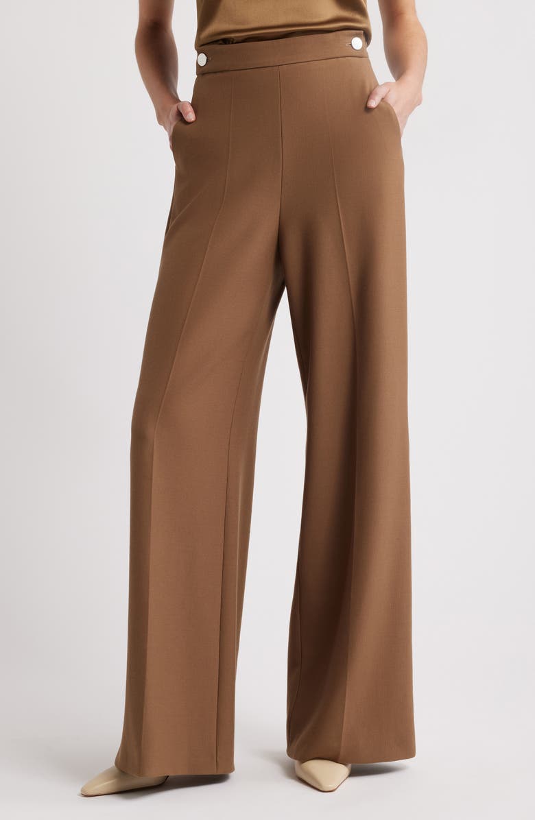 BOSS Tupita Sailor Wide Leg Pants, Main, color, 