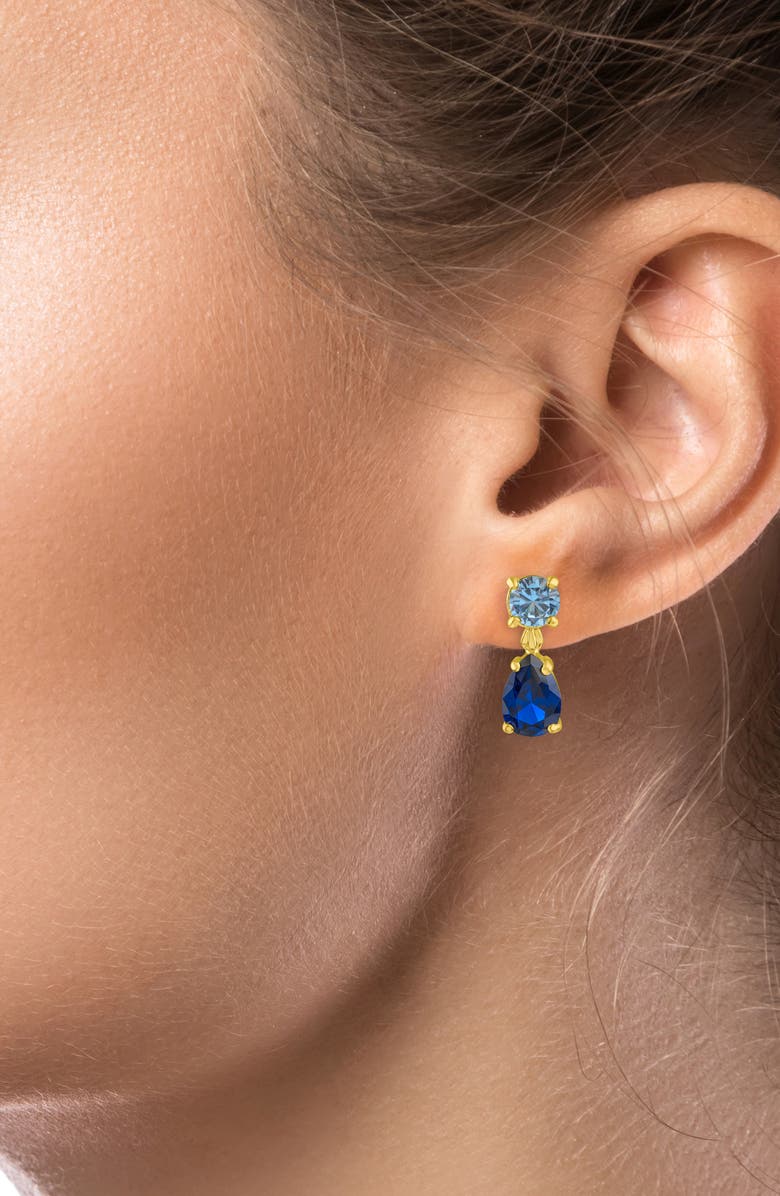 CZ by Kenneth Jay Lane Cubic Zirconia Drop Earrings, Alternate, color, 