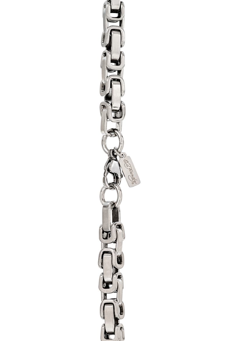 Men's Interlinked Necklace, Alternate, color, SILVER
