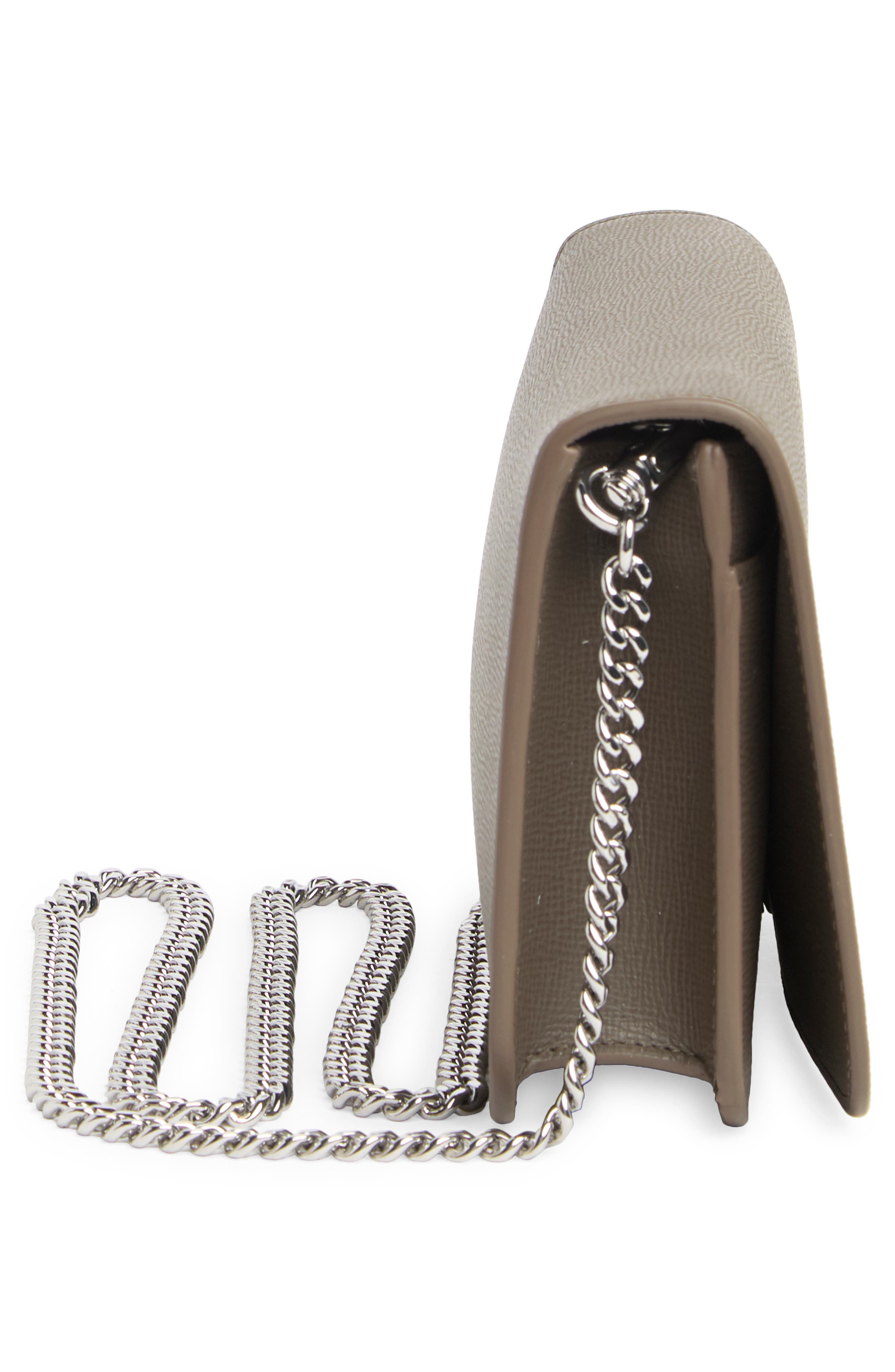 Le Pliage Neo Wallet on a Chain, Alternate, color, TAUPE
