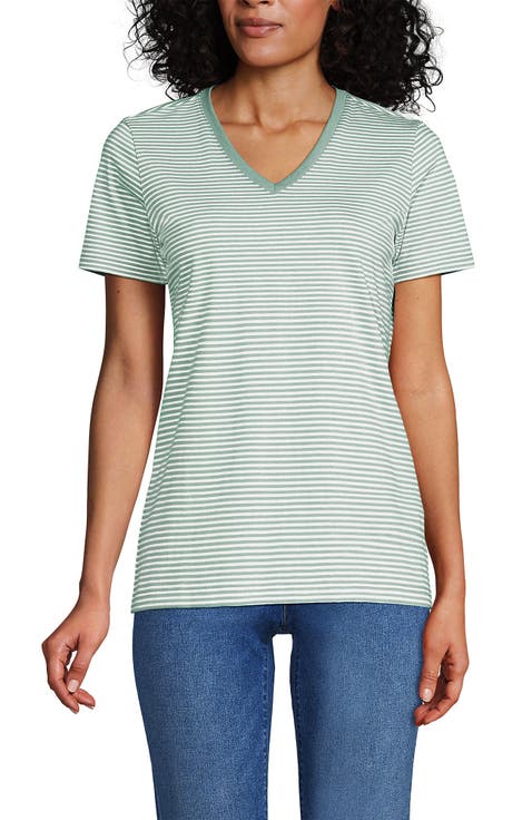 Relaxed Supima Cotton V-Neck T-Shirt