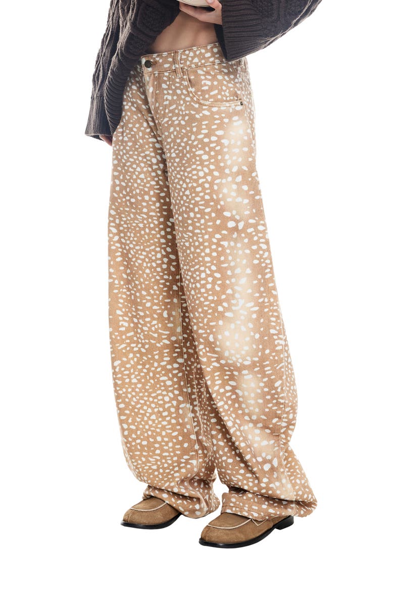 Horseshoe Jeans, Alternate, color, BAMBI