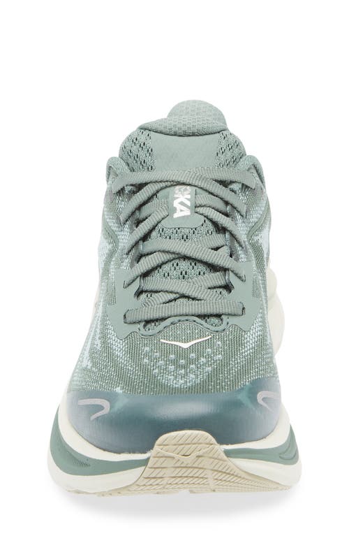 Hoka Kids' Clifton 10 Running Sneaker In Green