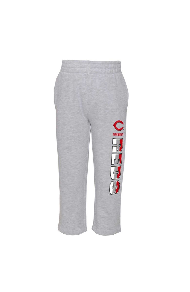 Outerstuff Toddler Red/Heather Gray Cincinnati Reds Two-Piece Playmaker Set, Alternate, color, Red