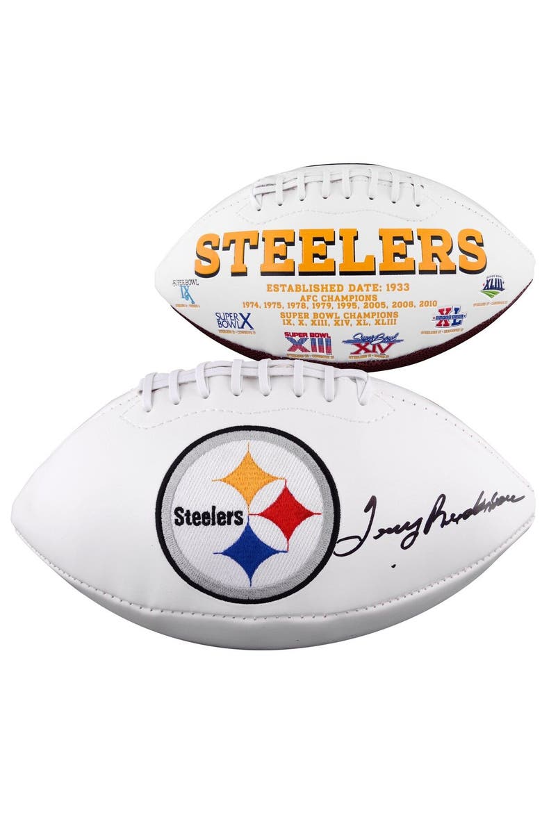 Terry Bradshaw Pittsburgh Steelers Autographed White Panel, Main, color, White