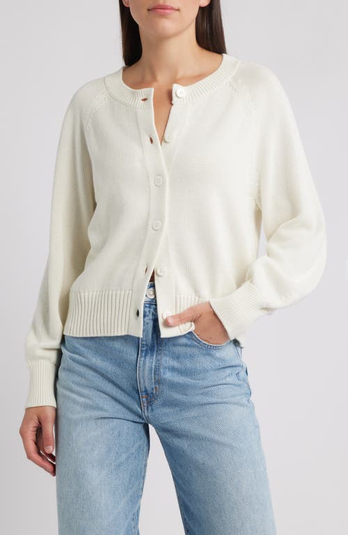 Margaret O'leary Julia Cardigan In White