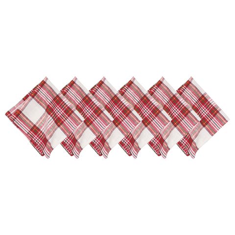Gracelyn Plaid Napkins Set of 6