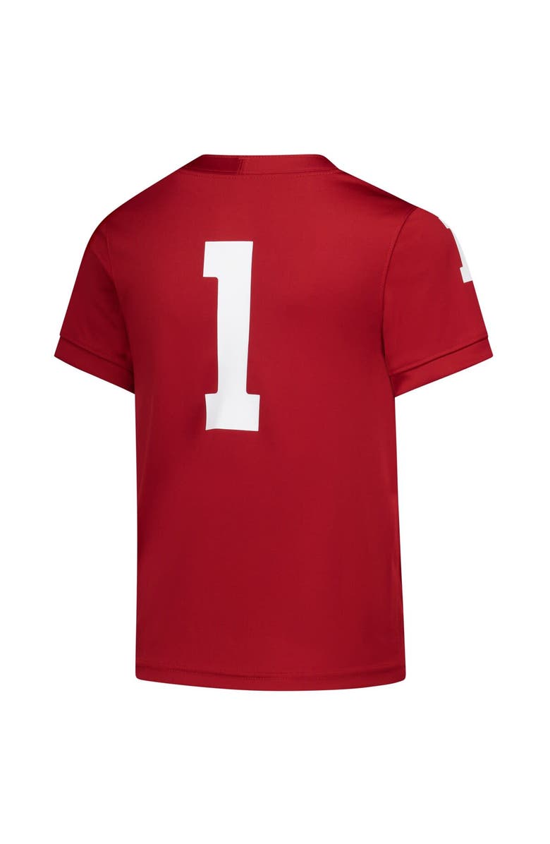 Jordan Brand Preschool Jordan Brand #1 Crimson Oklahoma Sooners Untouchable Replica Football Jersey, Alternate, color, Crimson