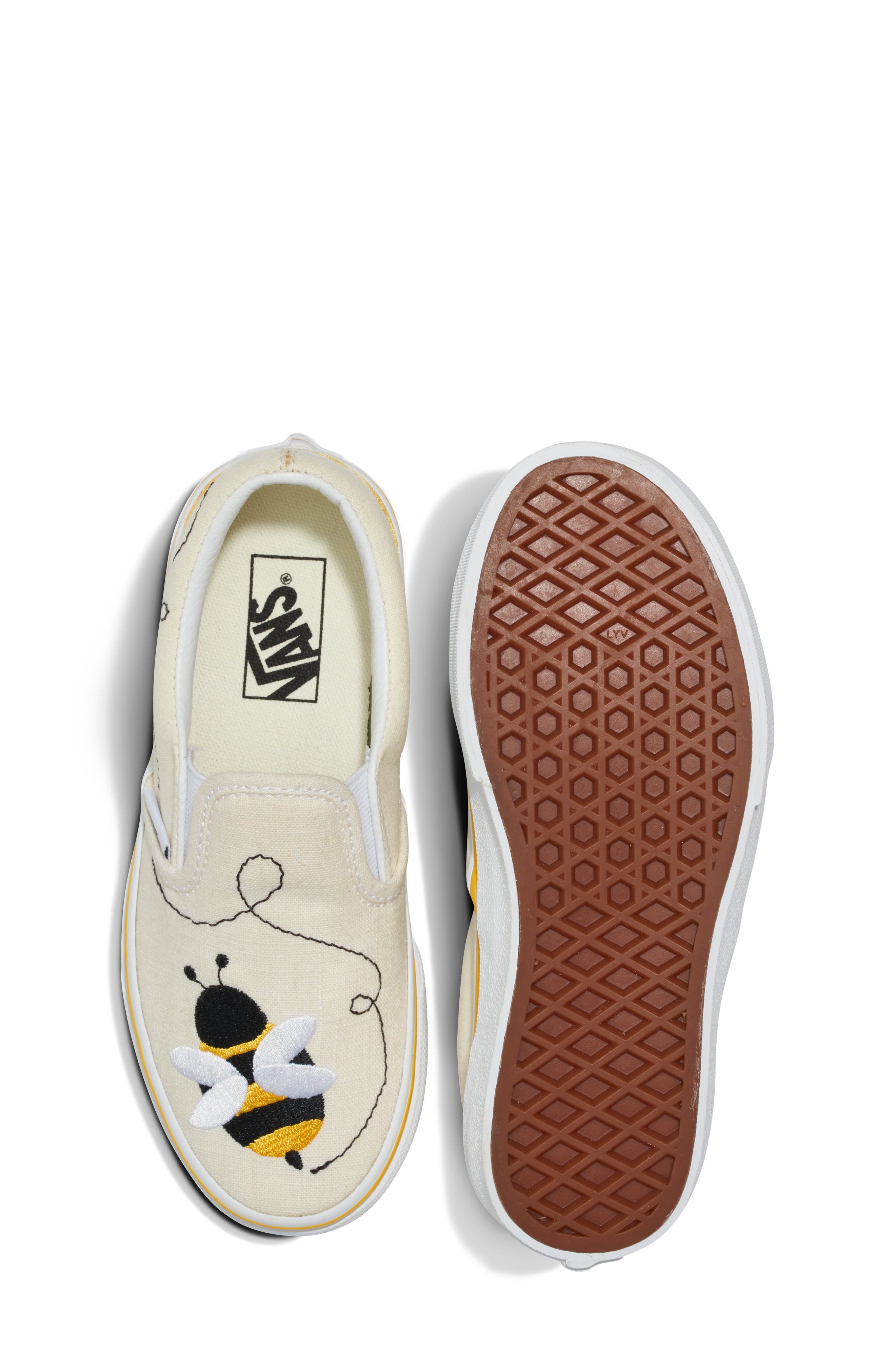 Vans Classic Embroidered Slip-On Sneaker, Alternate, color, 