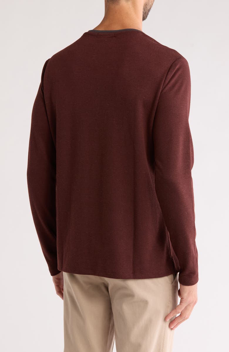 WESTZEROONE Rhein Long Sleeve T-Shirt, Alternate, color, Bordeaux