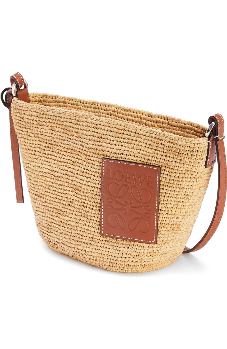 Loewe x Paula's Ibiza Raffia Pochette Bag, Alternate, color,