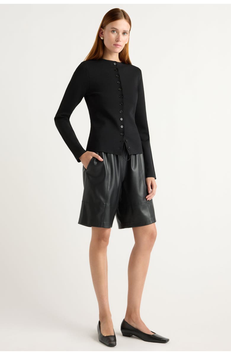 Modern Citizen Charla Button Crew-Neck Sweater, Alternate, color, 