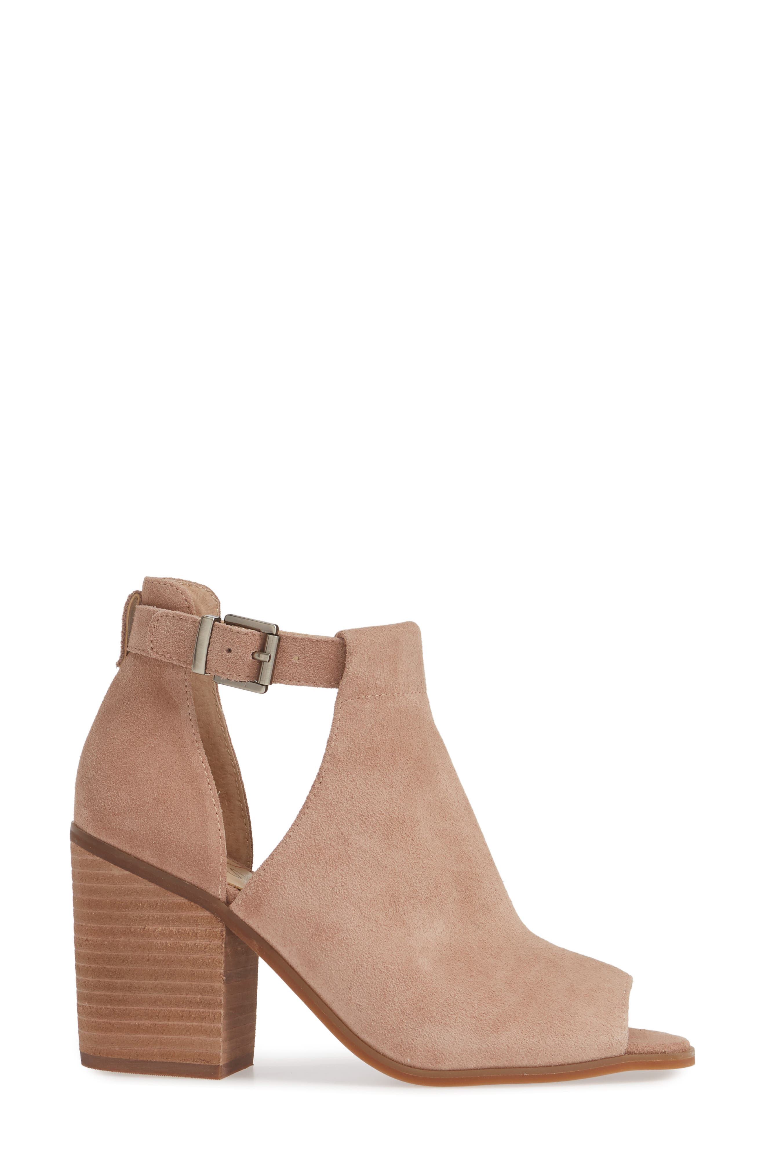 Sole Society 'Ferris' Open Toe Bootie, Alternate, color, 