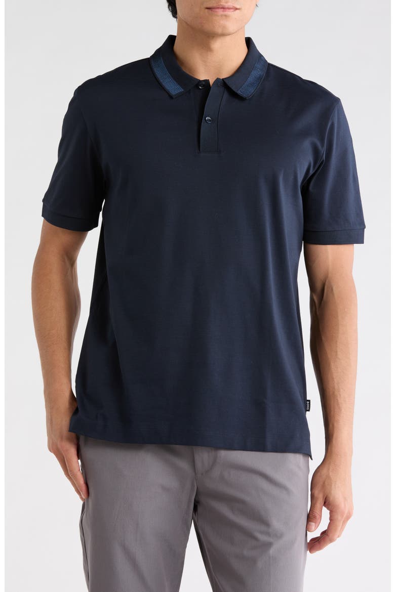 Phillipson Short Sleeve Polo, Main, color, DARK BLUE