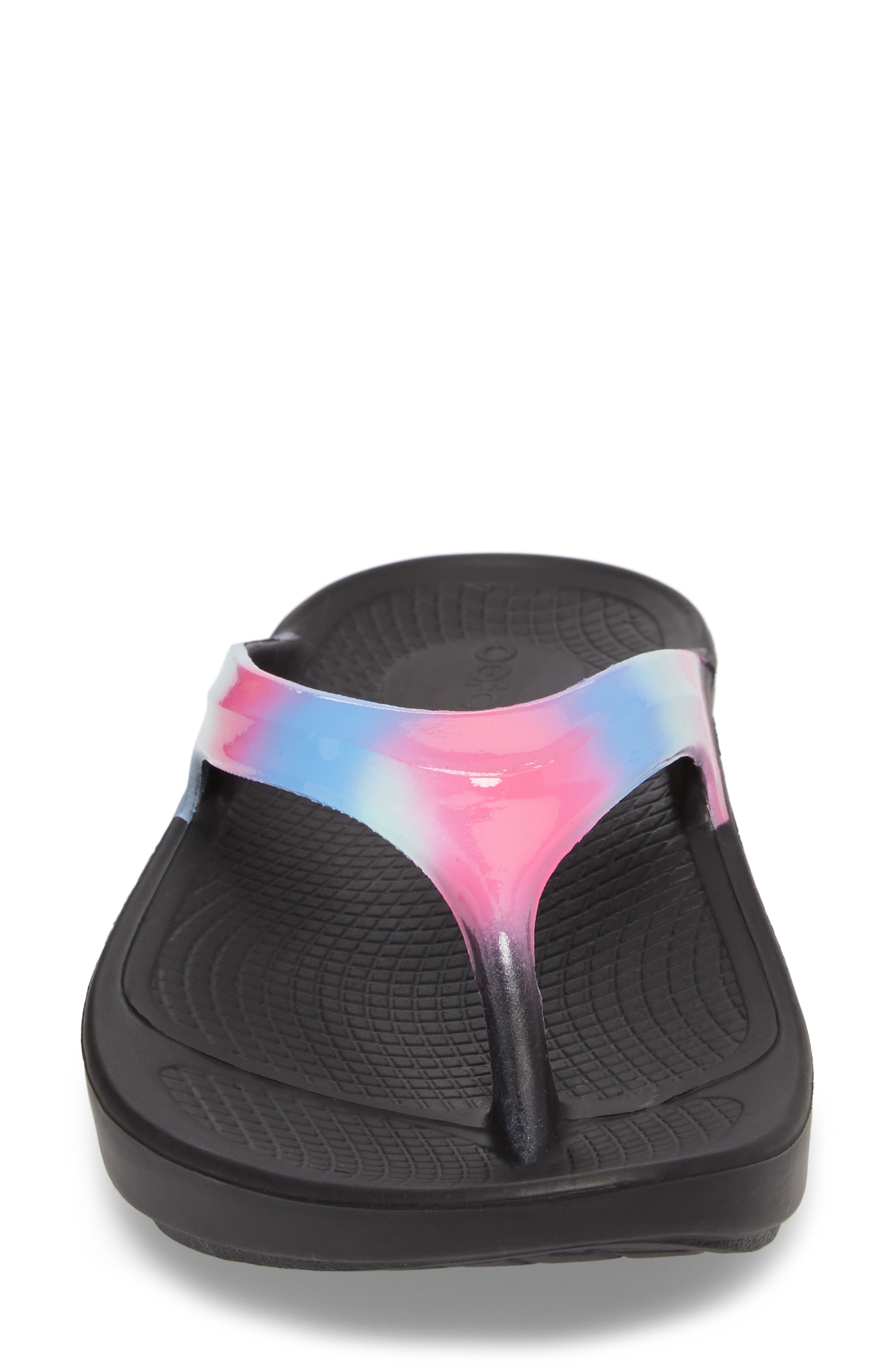 Oofos OOlala Luxe Sandal, Alternate, color, 