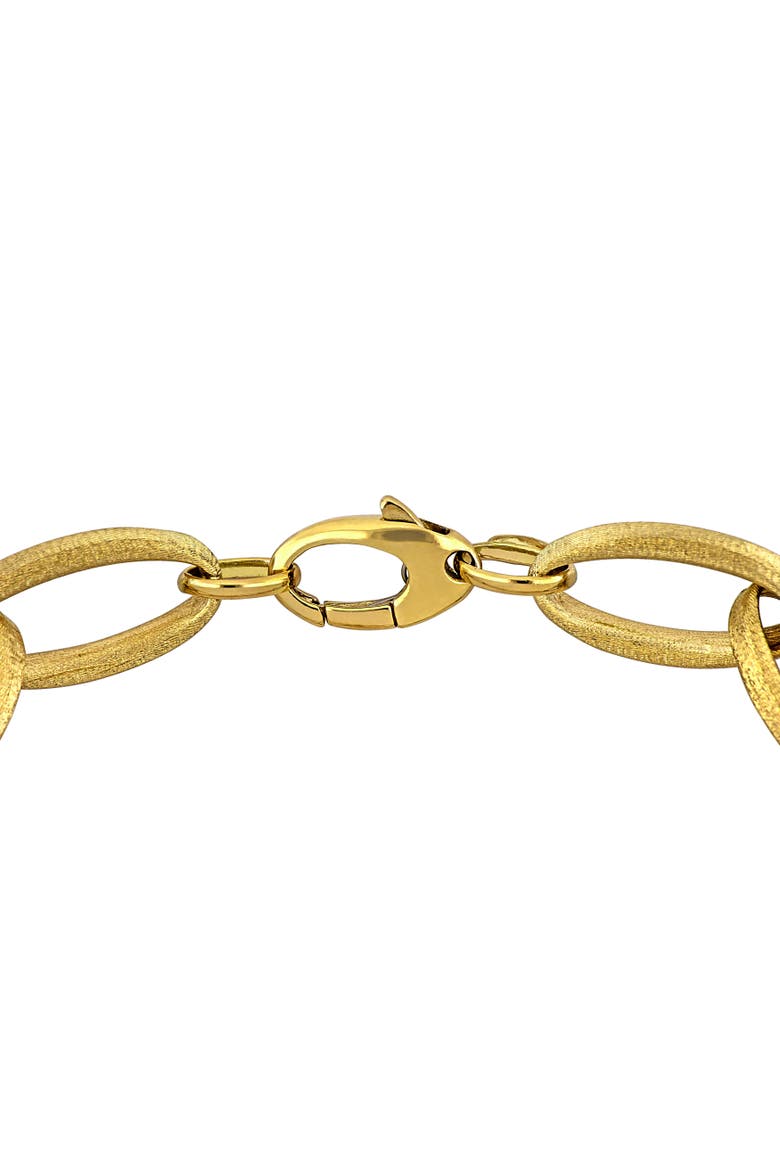Diamond Link Chain Bracelet 14k Two-Tone, Alternate, color, 14k Gold