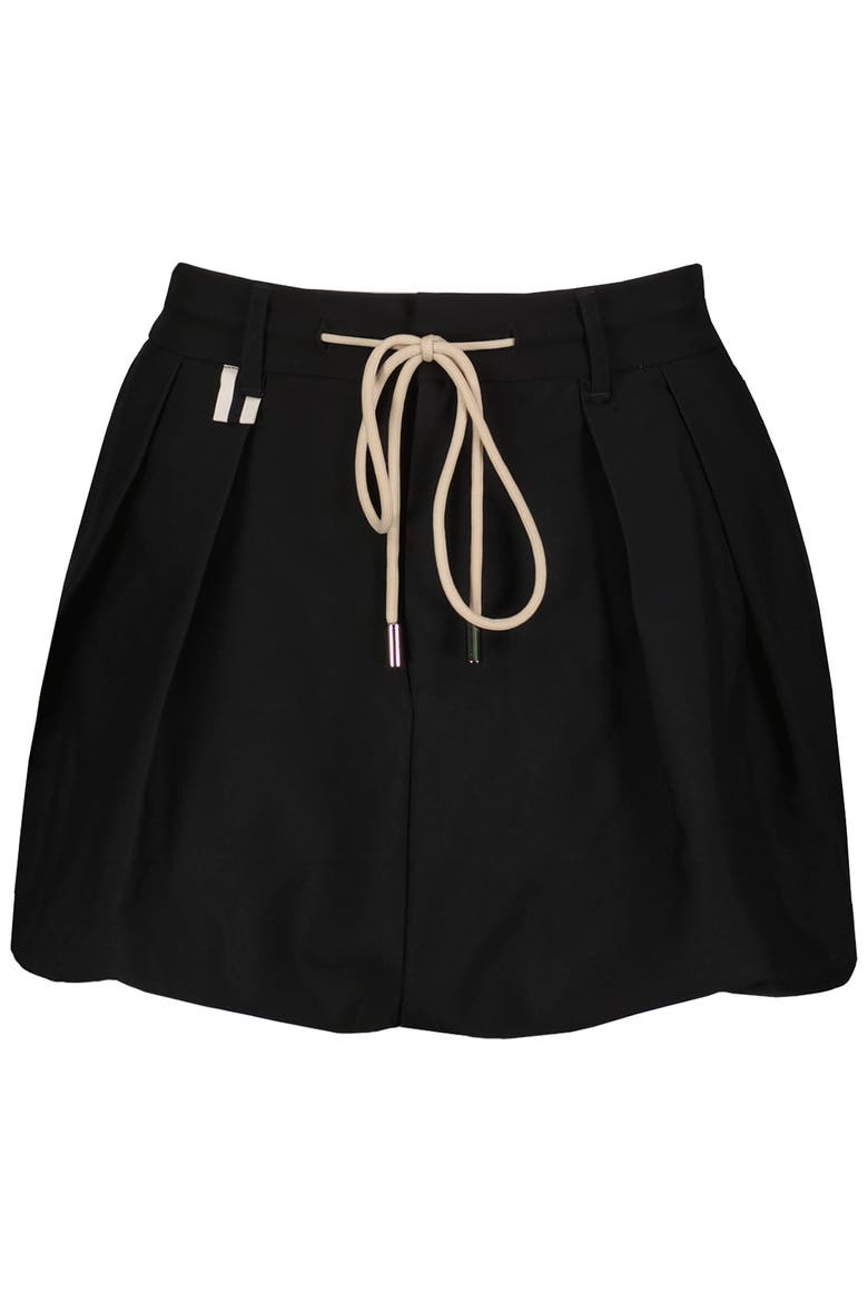 Sporty Bubble Skirt, Alternate, color, Black